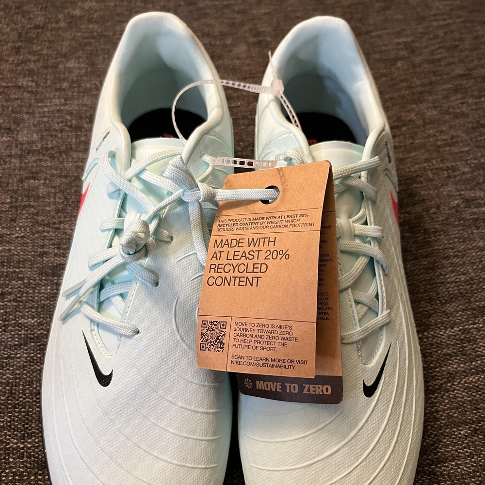 Nike Phantom GX Academy Indoor Soccer Shoes Mens Size 10.5 Blue Pink FJ2581-300 - Picture 8 of 9